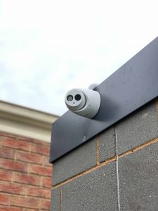Home security camera installation